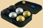 Петанк (бочче) в нейлоновой сумке на 6 шаров (разноцветные)