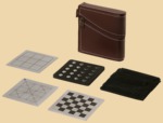 Набор игр игр 4 в 1 Походный (квадрия, крестики-нолики, шестерка, шашки)