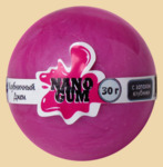 Жвачка для рук NanoGum Клубничный джем перламутро-розовая с запахом клубники (30 гр)